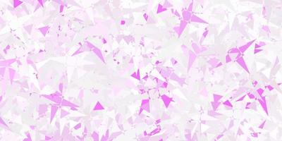 Light Purple vector texture with random triangles.