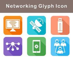 Networking Vector Icon Set