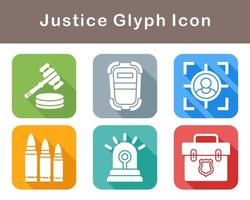 Justice Vector Icon Set