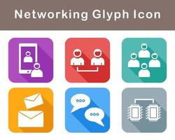 Networking Vector Icon Set