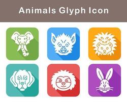 animales vector icono conjunto