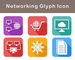 Networking Vector Icon Set