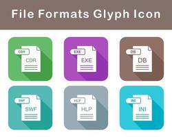 File Formats Vector Icon Set