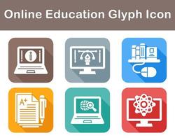 Online Education Vector Icon Set