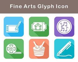 Fine Arts Vector Icon Set