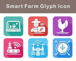 Smart Farm Vector Icon Set