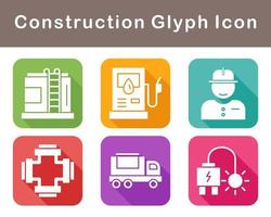 conjunto de iconos de vector de construcción