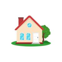 House vector illustration in flat style