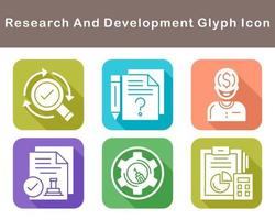 Research And Development Vector Icon Set