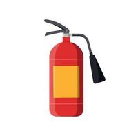 Fire extinguisher isolated. Fire safety. vector