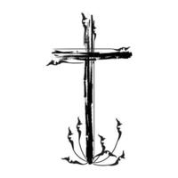 Good Friday. Friday before Easter. Christian faith for print or use as poster, card, flyer or T shirt vector