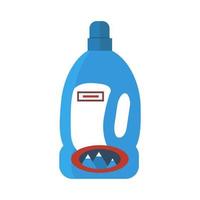 Illustration of Household Cleaning Bottle vector