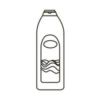 Sign of Household Cleaning Bottle vector