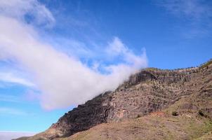 Scenic mountain landscape photo