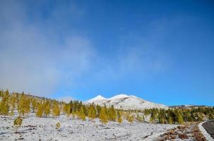 Scenic mountain landscape photo