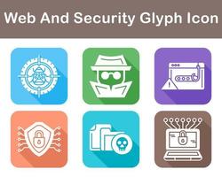 Web And Security Vector Icon Set