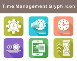 Time Management Vector Icon Set