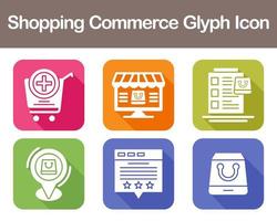 Shopping Commerce Vector Icon Set