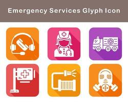 Emergency Services Vector Icon Set