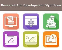 Research And Development Vector Icon Set