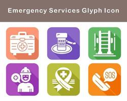 Emergency Services Vector Icon Set