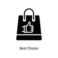 Best Choice Vector Solid Icons. Simple stock illustration stock