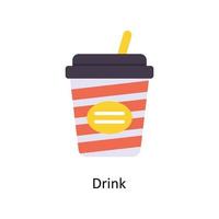 Drink  vector Flat Icons. Simple stock illustration stock illustration