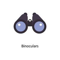 Binoculars  vector Flat Icons. Simple stock illustration stock illustration