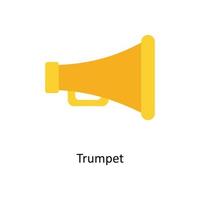 Trumpet vector Flat Icons. Simple stock illustration stock illustration