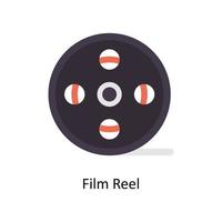 Film Reel  vector Flat Icons. Simple stock illustration stock illustration