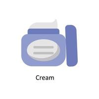 Cream Vector Flat Icons. Simple stock illustration stock