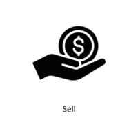 Sell Vector Solid Icons. Simple stock illustration stock