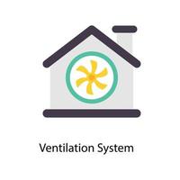 ventilación sistema vector plano iconos sencillo valores ilustración valores