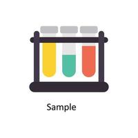 Sample Vector Flat Icons. Simple stock illustration stock