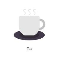 Tea vector Flat Icons. Simple stock illustration stock illustration