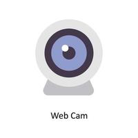 Web Cam vector Flat Icons. Simple stock illustration stock illustration