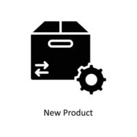 New Product Vector Solid Icons. Simple stock illustration stock