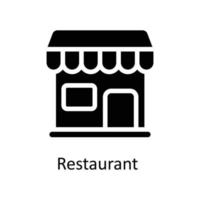 Restaurant  Vector      Solid Icons. Simple stock illustration stock