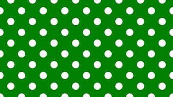 white color polka dots over green background vector