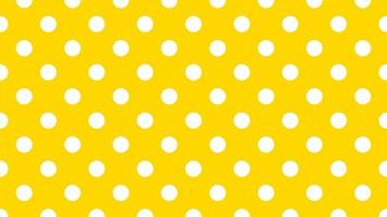 white color polka dots over gold yellow background vector