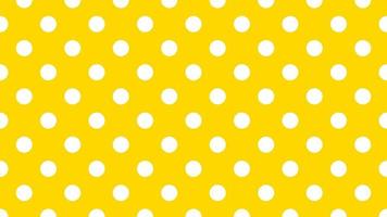 white color polka dots over gold yellow background vector