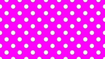 white color polka dots over fuchsia purple background vector