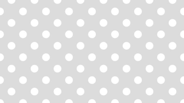 white color polka dots over gainsboro grey background