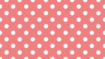 white color polka dots over light coral red background vector