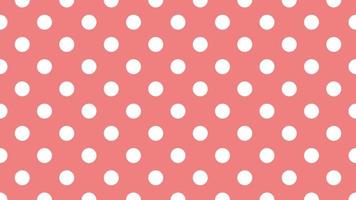 white color polka dots over light coral red background vector