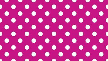 white color polka dots over medium violet red pink background vector