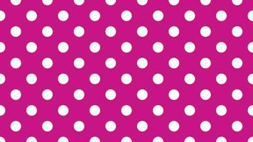 white color polka dots over medium violet red pink background vector