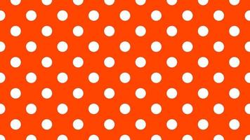 white color polka dots over orange red background vector