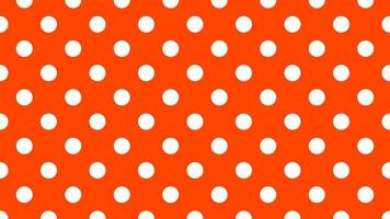 white color polka dots over orange red background vector