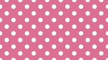 white color polka dots over pale violet red pink background vector
